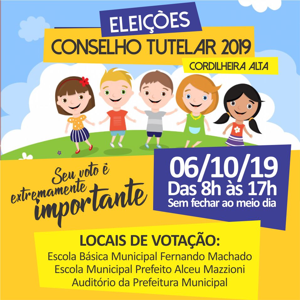 Campanha para eleição de conselheiros tutelares de Cascavel começou